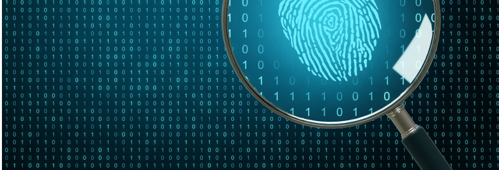 Biometrics and computing backdrop @istockphoto.com/peshkov