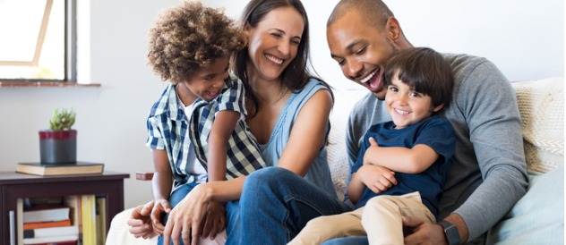 Family having fun at home @istock.com/Ridofranz