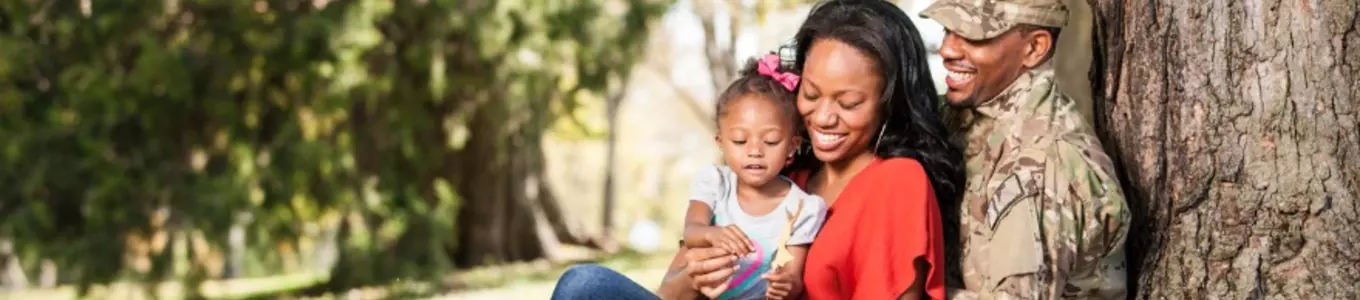 Military father and family at park @istockphoto.com/avid_creative Military father and family at park @istockphoto.com/avid_creative